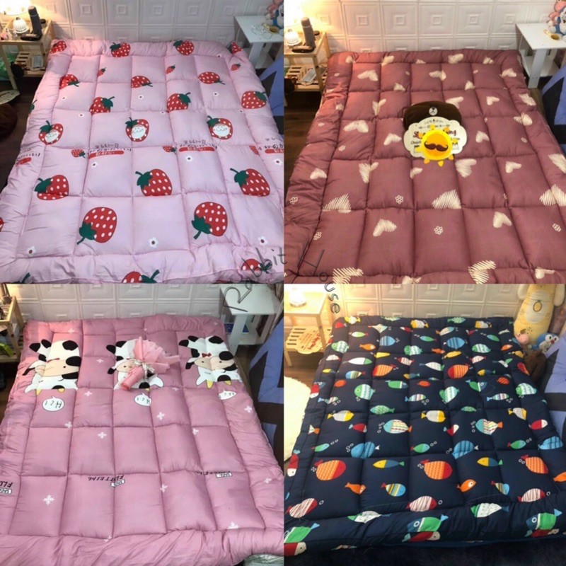 Topper ( tấm làm mềm đệm) trải giường, trải sàn dày 7cm