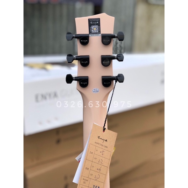 Đàn Guitar Enya X1P màu hồng - Tặng bộ phụ kiện chính hãng