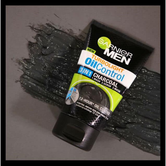 Sữa rửa mặt kiềm dầu sáng da dành cho nam Garnier Men Turbolight Oil nhiều loại