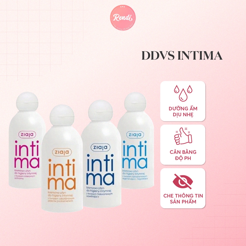 Dung Dịch Vệ Sinh Phụ Nữ Intima Ziaja 200ml Chính Hãng - DDVS Intima Chăm Sóc Bảo Vệ Cô Bé | Rendi Store