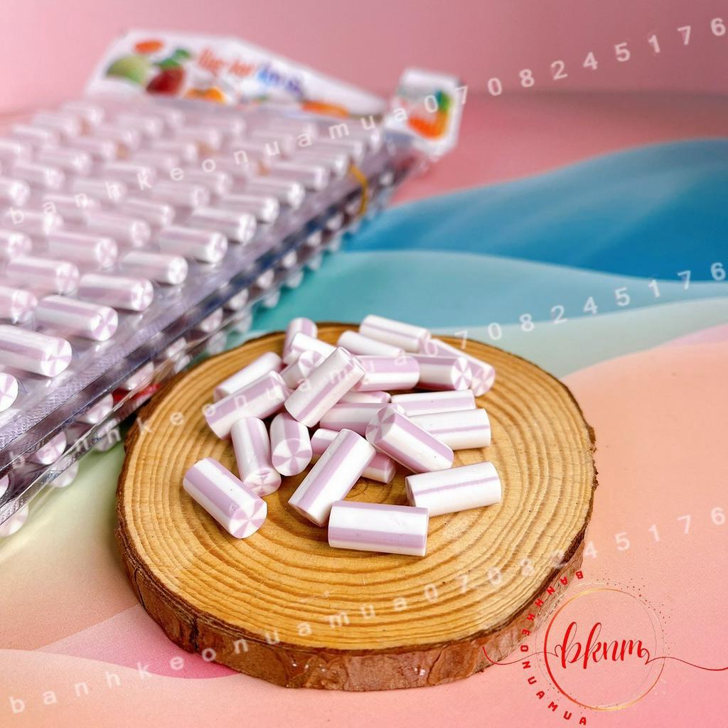 Combo 5 dây kẹo dẻo sữa khoai môn Hongkong dây 20 viên 12gam