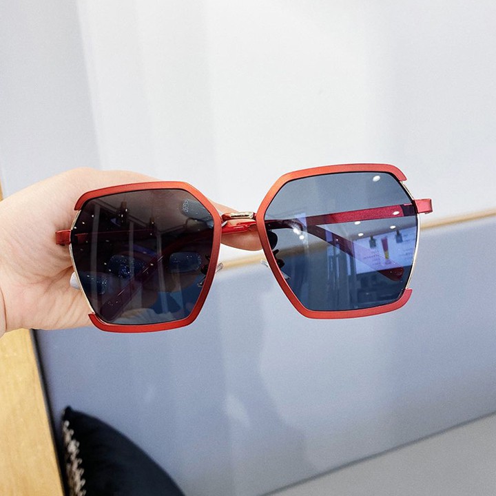 Mắt kính nữ thời trang Hàn Quốc 2021, Kính râm nữ cao cấp đi biển gọng kim loại_MS40 | BigBuy360 - bigbuy360.vn