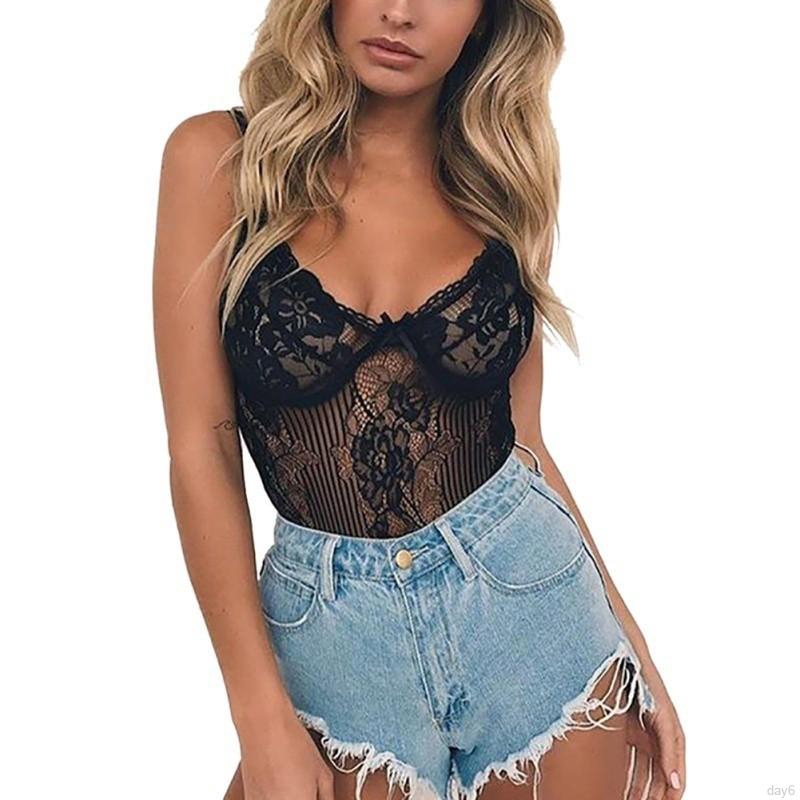 FREESHIP ĐƠN 99K_ Bodysuit ngủ ren lưới xuyên thấu quyến rũ cho nữ