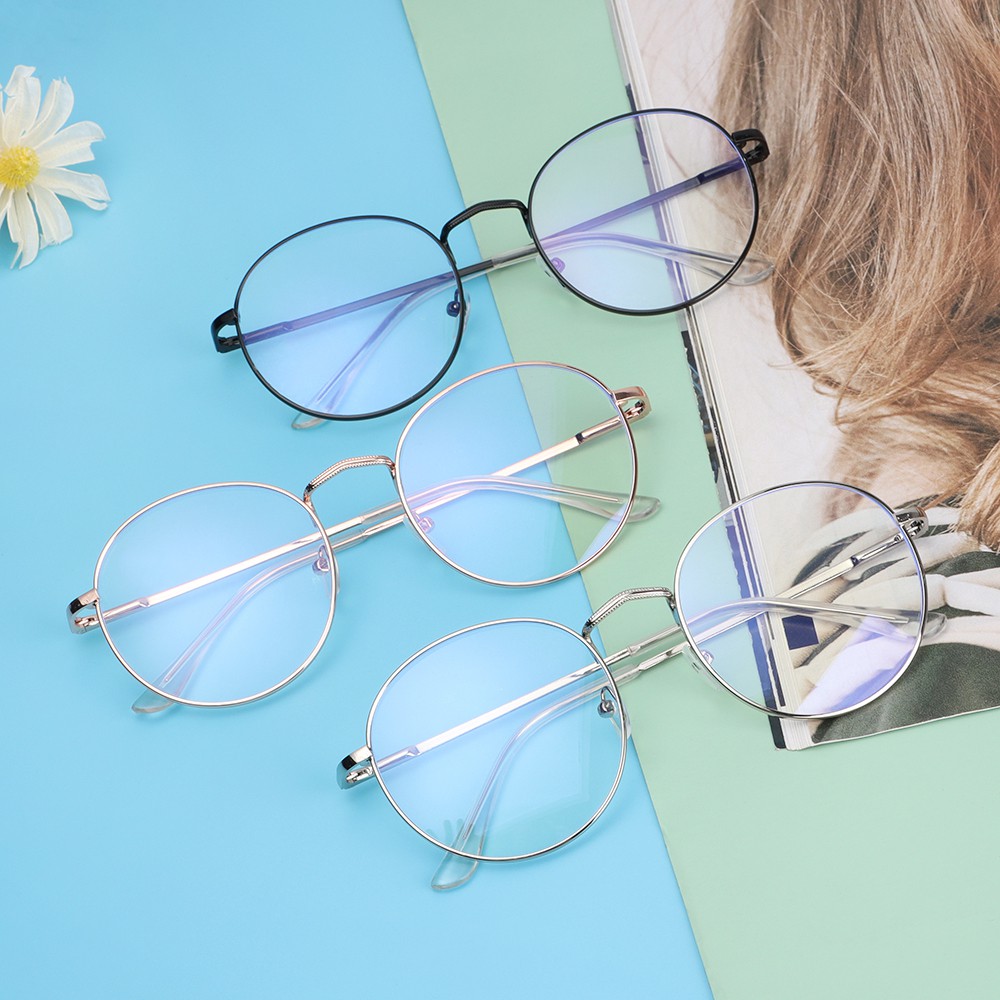 Kính chống ánh sáng xanh gọng kim loại chất lượng cao