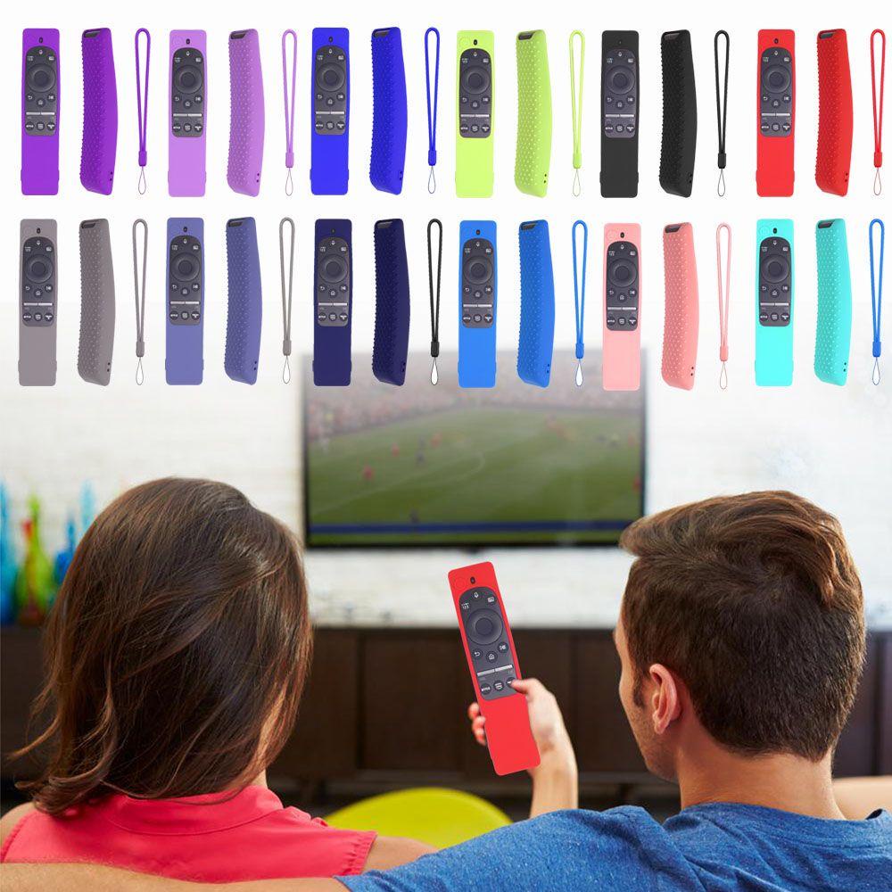 WTTLE Vỏ Bọc Điều Khiển Từ Xa Bằng Silicon Mềm Chống Rơi Chống Sốc Chống Nước Cho Samsung Smart TV BN59
