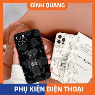 Ốp lưng iphone cạnh vuông lỗ camera ka.ws bear 6plus/6s/6splus/7/7plus/8/8plus/x/xs/11/12/pro/max/plus/promax - ĐQ Store