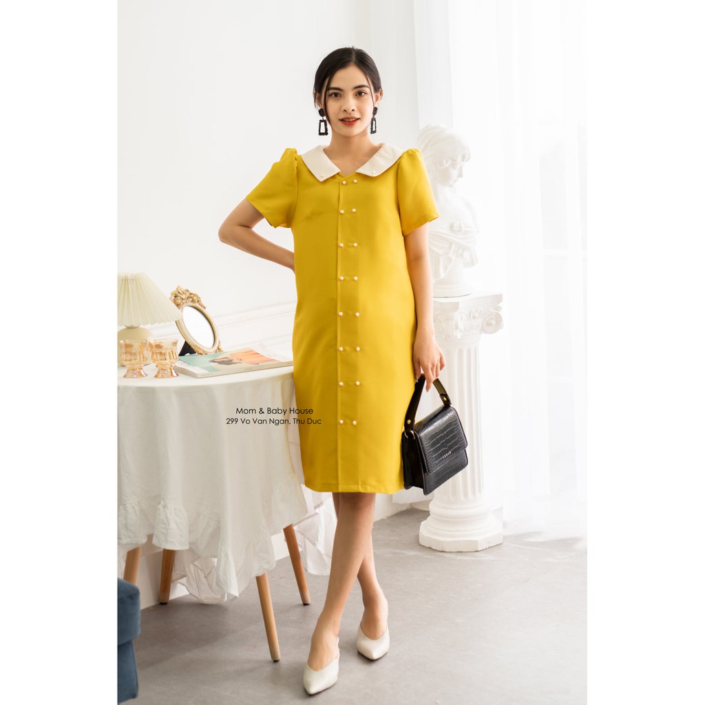 Đầm bầu đính hạt Pearl Dress mặc cả bầu và sau sinh