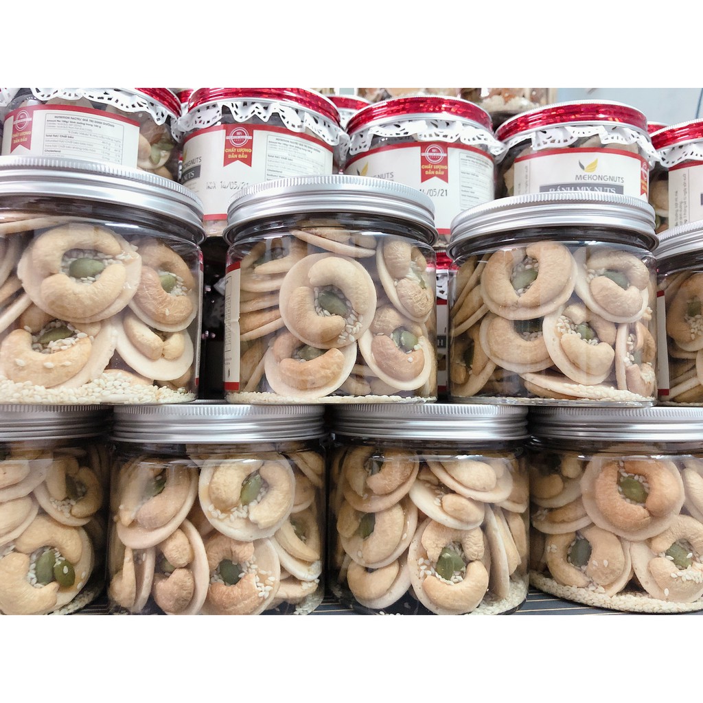 Bánh Hạt Điều Bùi Béo Trọn Vị Siêu Ngon Và Khó Cưỡng ❤️ Tuyển Chọn Các Loại Hạt Chất Lượng Cao Nhất ❤️ Mekongnuts