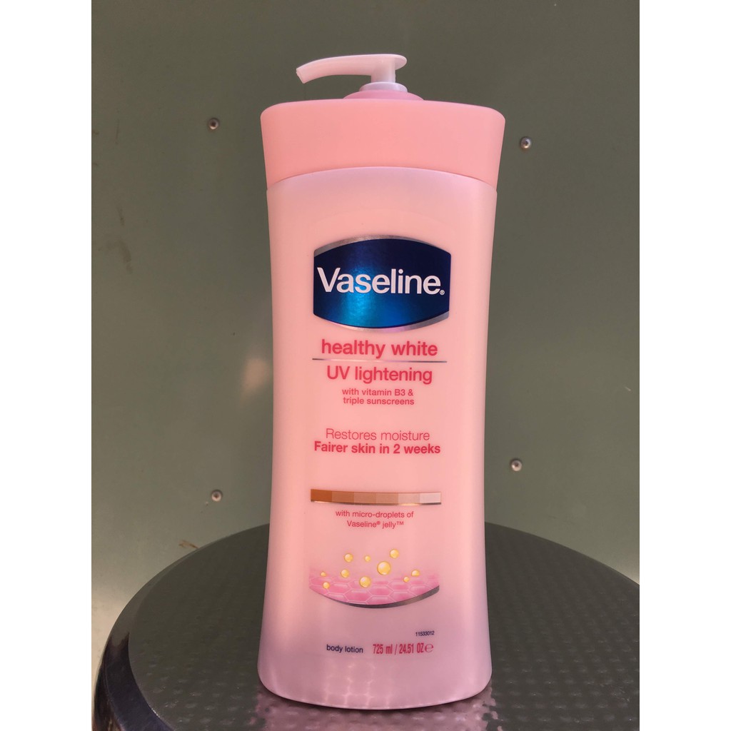 Sữa dưỡng thể Vaseline Healthy White UV Lightening 725ml