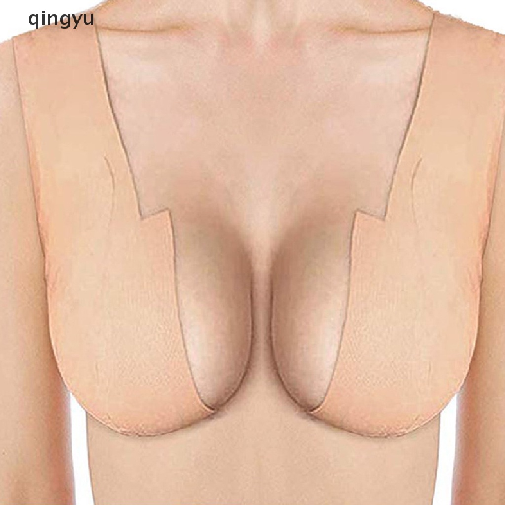qingyu Boob Tape Women Breast Nipple Covers Push Up Bra Body Invisible Breast Lift PLI