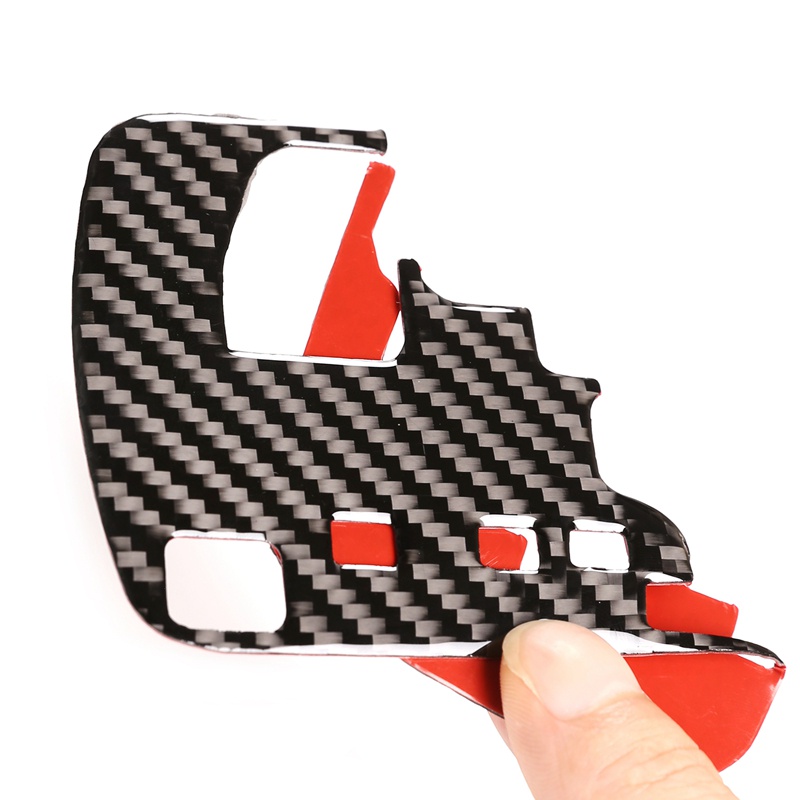 Khung Viền Bảng Điều Khiển Cần Số Bằng Sợi carbon Trang Trí Nội Thất Xe Hơi toyota hilux 2015-2021