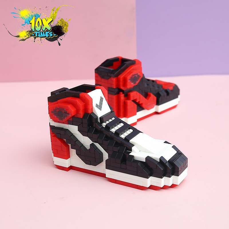 (6 mẫu) mô hình lắp ráp 3d giày sneaker thể thao bóng rổ logo nổi  quà tặng bạn trai, trẻ em, quà tặng sinh nhật