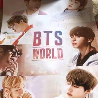 Poster BTS WORLD OST Official Tặng Ống Tube Hàng Chính Hãng (K33)