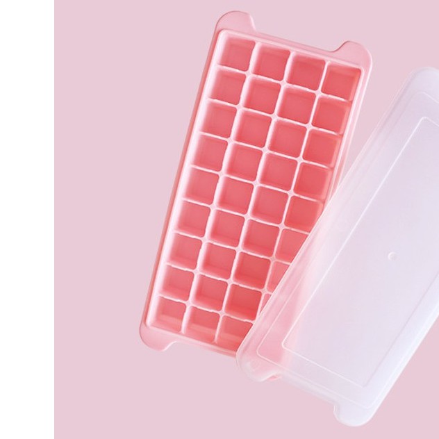 Khay đá silicon Có Nắp Đậy