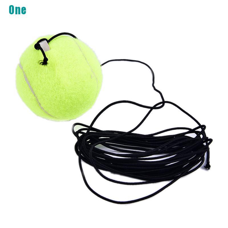 Quả bóng cao su đàn hồi có dây dùng luyện tập tennis