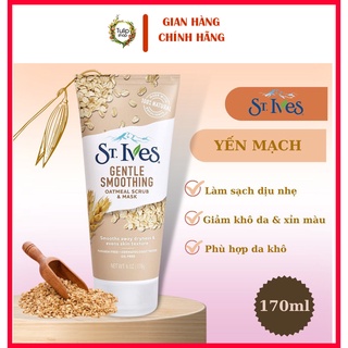 Tẩy tế bào chết và mặt nạ st.ives lúa mạch 170g