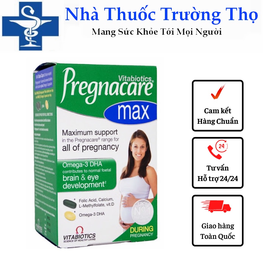 Pregnacare Max - Vitamin Tổng Hợp Cho Bà Bầu,(Hộp 84 Viên) [Chính Hãng]