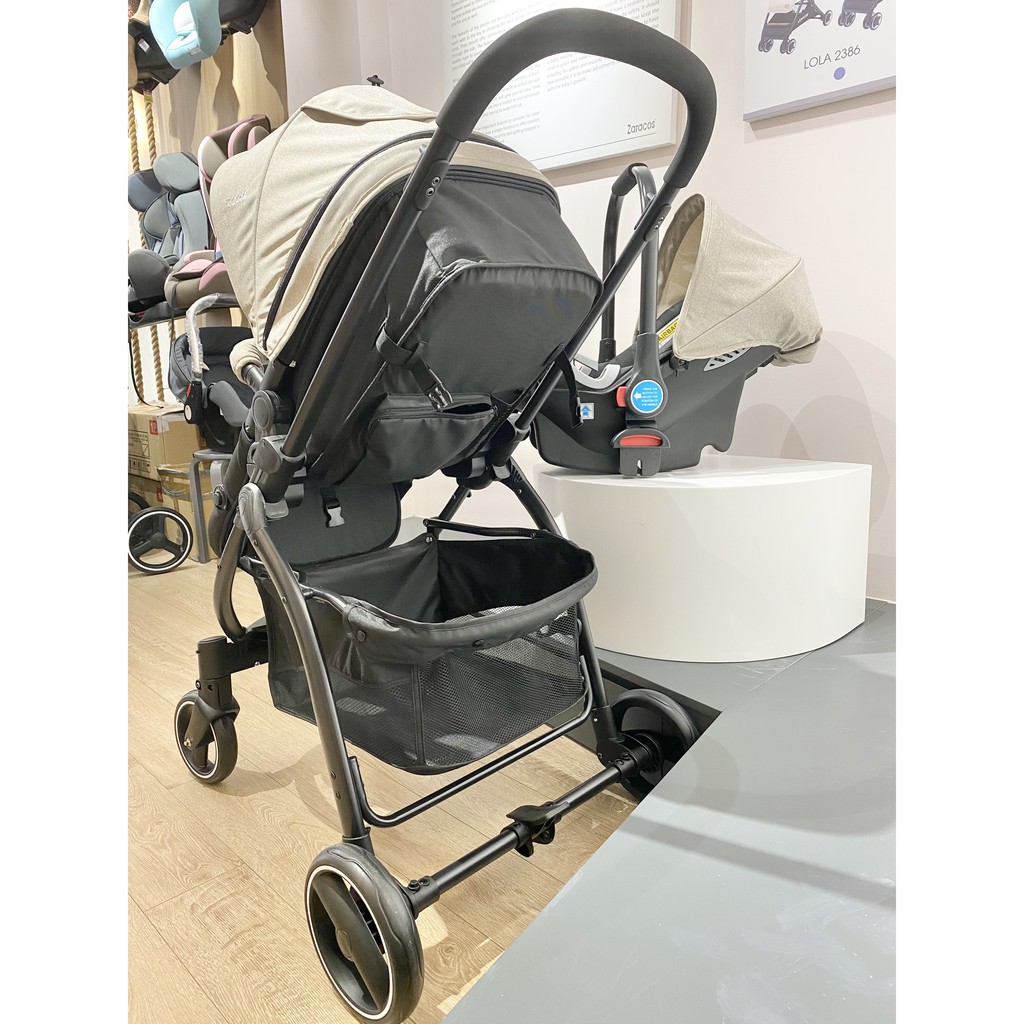 Set xe đẩy + Ghế ngồi ô tô, nôi xách tay cho bé Zaracos Coron 4606