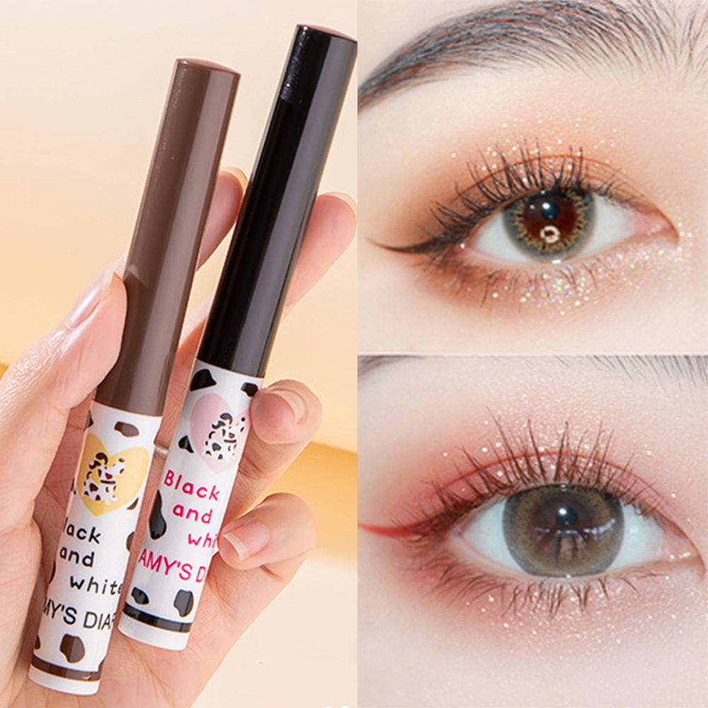 Mascara Màu Đen / Nâu Làm Dày / Cong Mi Nhanh Khô Chống Nhòe Không Thấm Nước