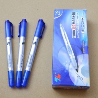 Combo 10 bút lông dầu thiên long pm-04 mực xanh