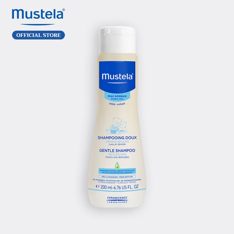 Dầu Gội Cho Trẻ Sơ Sinh &amp; Em Bé Da Thường Mustela 200ml