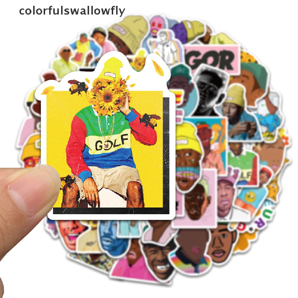 50 Miếng dán hình rapper Tyler The Creator sành điệu trang trí ván trượt