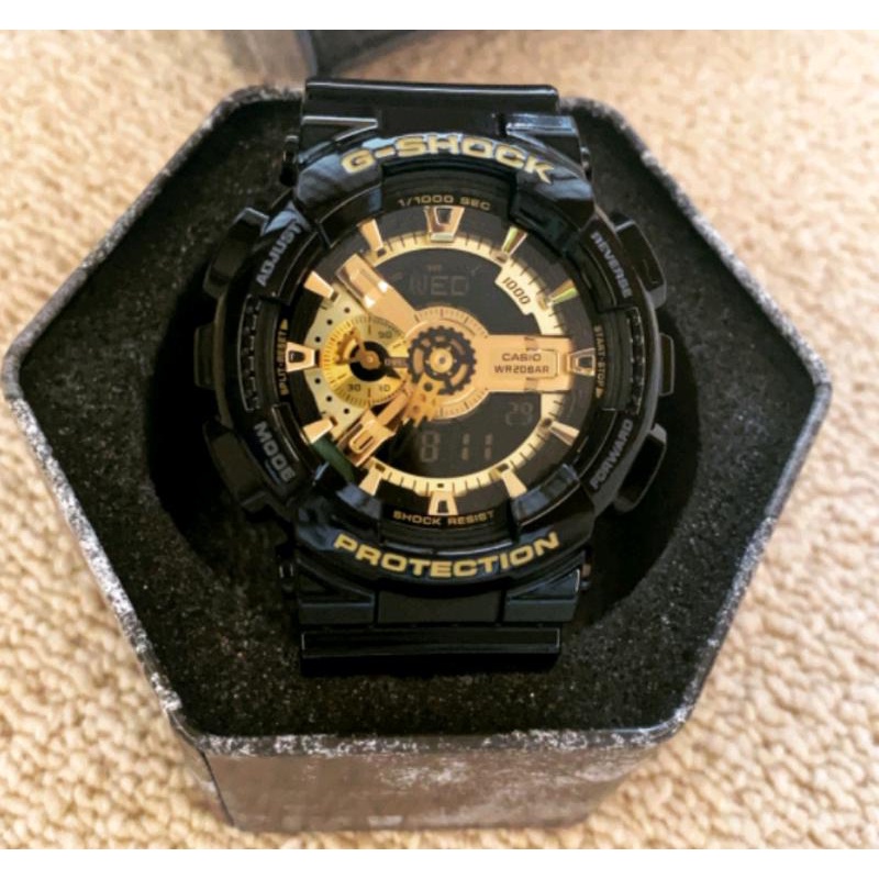 Đồng hồ nam nữ G-Shock GA-110GB-1A Full phụ kiện , Đồng hồ thể thao