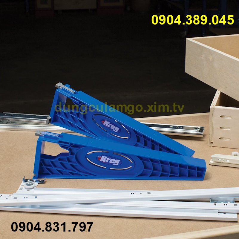 Cữ lắp ray trượt bi Kreg USA