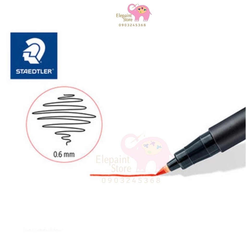 Hộp 10 bút dạ Staedtler 318 nét 0.6mm