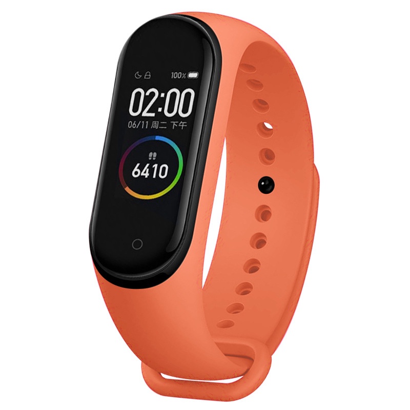 Ốp Dây Đeo Thay Thế Bằng Silicone Cho Xiaomi Mi Band 7 6 5 4 3 2 3 1