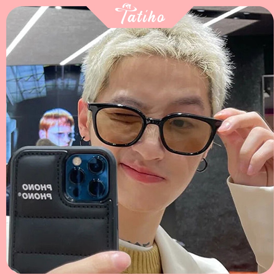 Kính Mát (Kính Râm) Hình Vuông Gọng Nhựa Phong Cách Hàn Quốc - Tatiho - Mã MK036