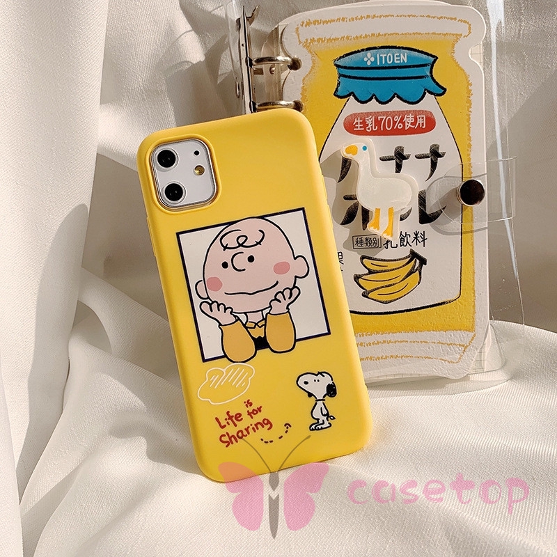 Ốp điện thoại kiểu hoạt hình Snoopy cho IPHONE 11 PRO MAX 6 6S 7 8 PLUS XR X XS MAX SE 2020 | BigBuy360 - bigbuy360.vn