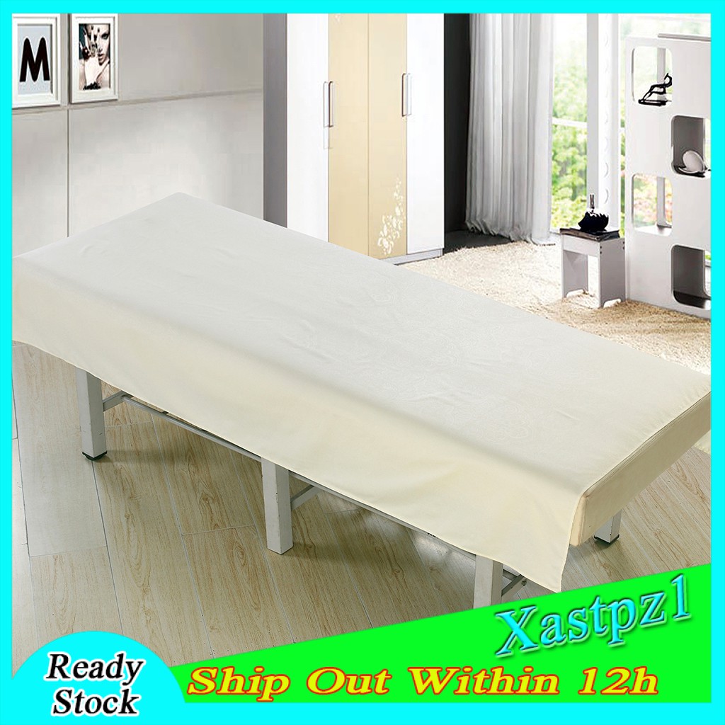 [Ready Stock] Waterproof Oil Proof Cosmetic Massage Bed Flat Sheet Cover 120x190cm