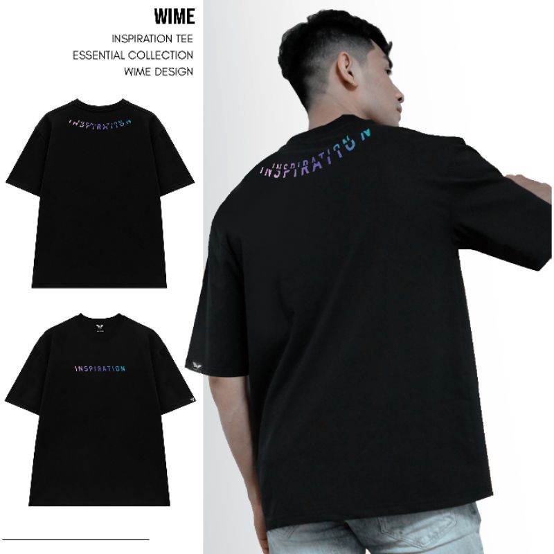 Áo thun oversize Inspiration Tee WIME Unisex Nam nữ Form rộng Local Brand