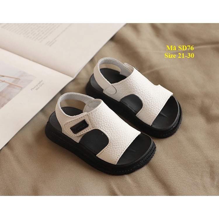 Dép Sandal Quai Dán Cho Bé Trai Đế Mềm Siêu Nhẹ