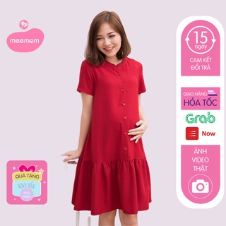 Váy bầu công sở đi tiệc mùa hè đẹp cao cấp sang trọng, váy bầu dự tiệc sang chảnh - Meemom HD01