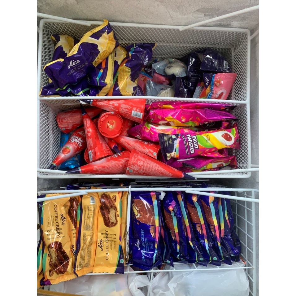 Kem thùng mix vị 30 cây thơm ngon mát lạnh nhập khẩu trực tiếp từ Indonesia - Thương hiệu kem Aice nổi tiếng ngon giá rẻ