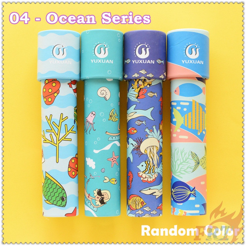 ✨ Đồ Chơi Kính Vạn Hoa 03:Plant / Girls / Forest / Ocean / Planet ✨ 1 Kính Vạn Hoa 3D Đồ Chơi Giáo Dục Cho Bé