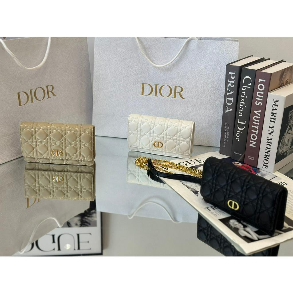 TÚI CLUTCH CD CARO SZ19 DA BÒ