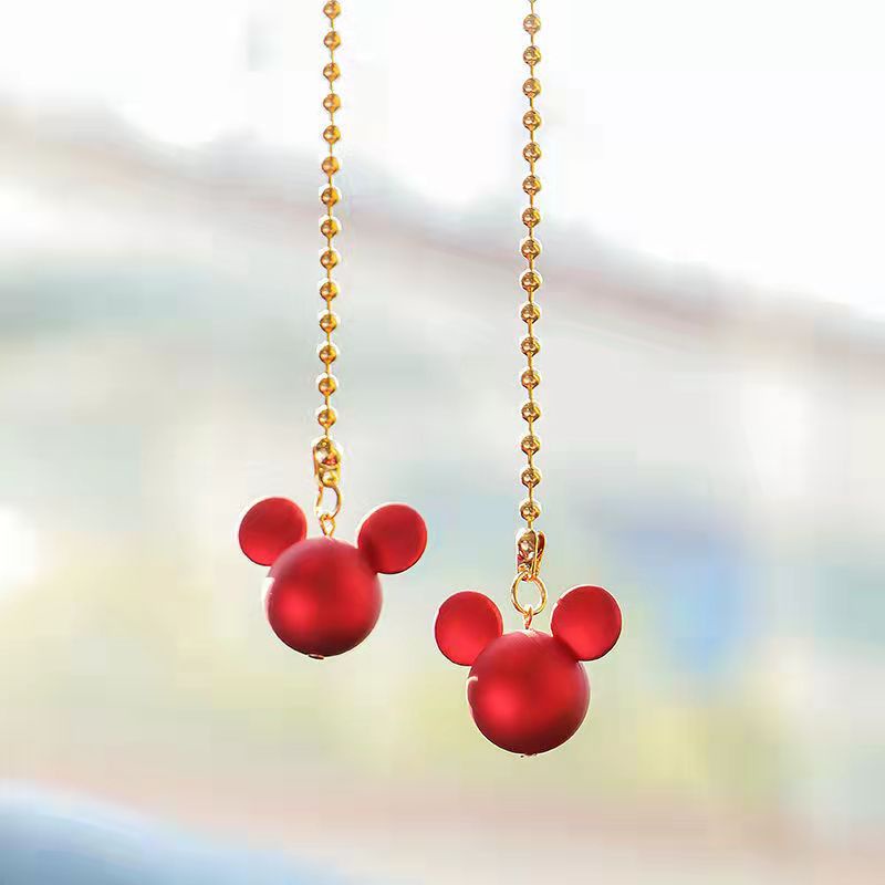 Phụ Kiện Treo Trang Trí Nội Thất Xe Hơi Hình Chuột Mickey/ One Piece Độc Đáo