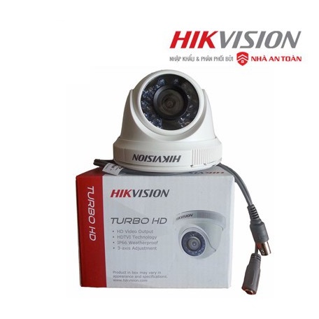 Camera HDTVI Dome 2.0MP Hikvision DS-2CE56D0T-IR - Hàng chính hãng