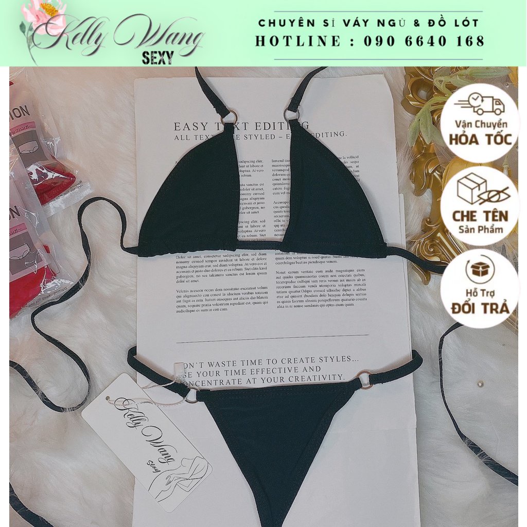 bk019 - Bộ đồ lót lọt khe quyến rũ cho nữ - Kelly Wang