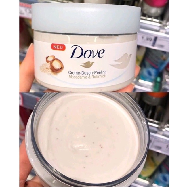 Tẩy tế bào chết Dove nội địa đức 225ml