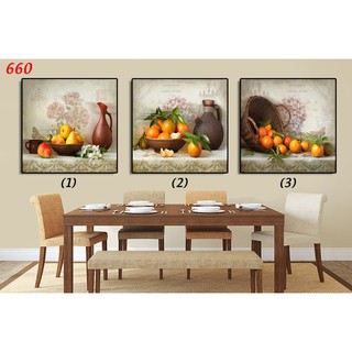 Bộ 3 tranh Canvas nghệ thuật