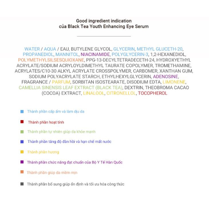 [Mã COSIF11 giảm 10% đơn 400K] Tinh chất dưỡng da vùng mắt từ trà đen innisfree Black Tea Youth Enhancing Eye Serum 15ml | BigBuy360 - bigbuy360.vn