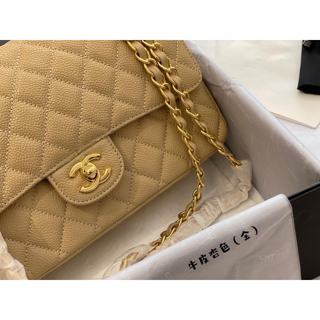 Túi xách Chanel Coco màu vàng size 25cm cao cấp