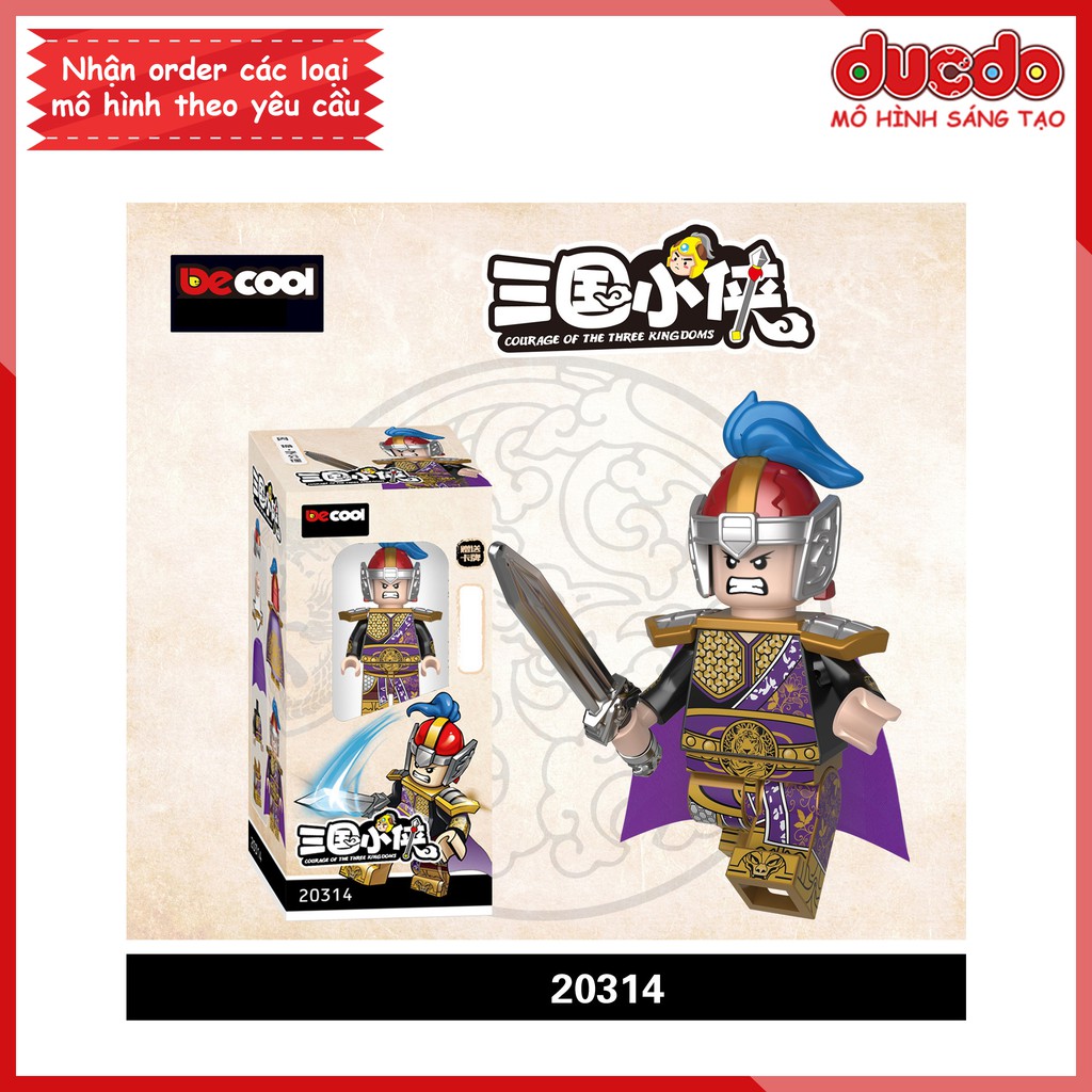 [Có sẵn] Decool 2030C Minifigures các nhân vật tướng TAM QUỐC tuyệt đẹp - Đồ chơi Lắp ghép Xếp hình Mô hình Mini