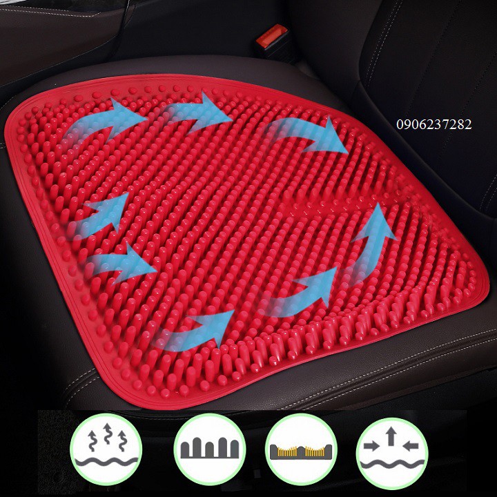 Đệm cao su phủ ghế ngồi thoáng khí , massa