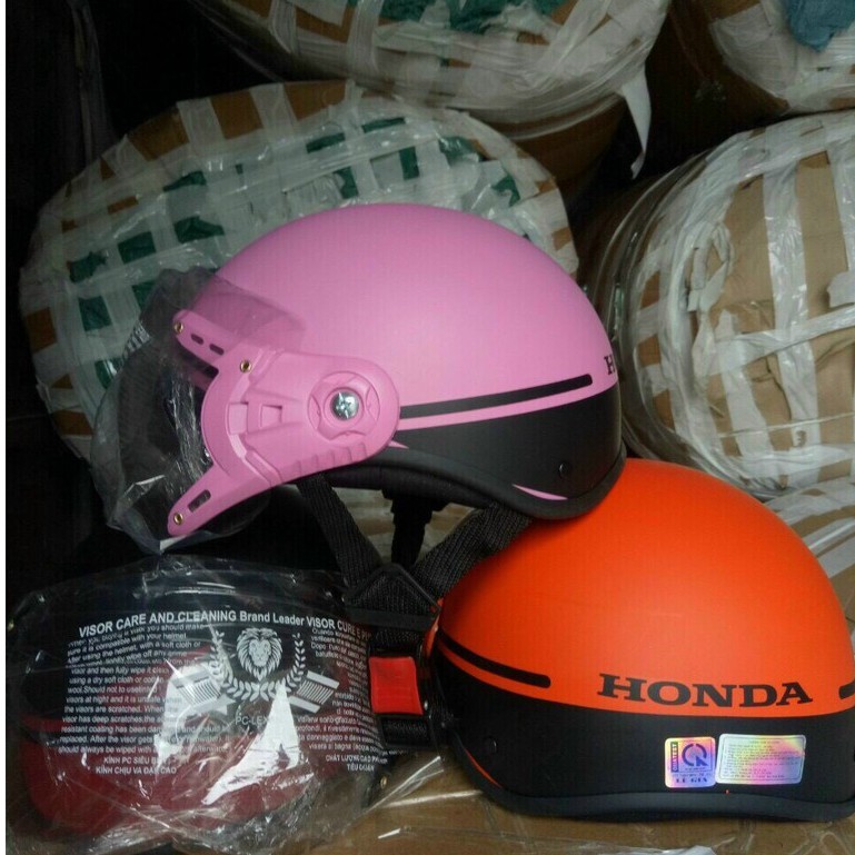 Mũ Bảo Hiểm Honda Nửa Đầu Có Kính