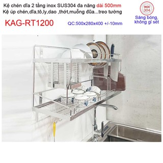 KỆ ĐỰNG CHÉN BÁT 2 TẦNG KAG-RT1200